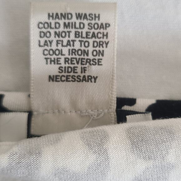 Cache Wrap Top Animal Print White And Black Size M - Picture 7 of 11